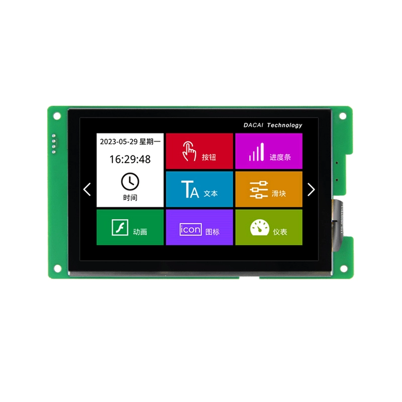 5 inch uart serial hmi display module