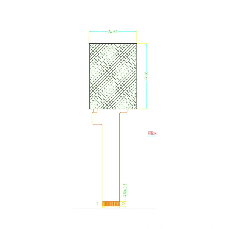 2.0 Inch 240*320 TFT Round Module Display