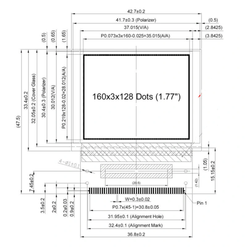 1-8-inch-160-128-pmoled-display-module-for-sale