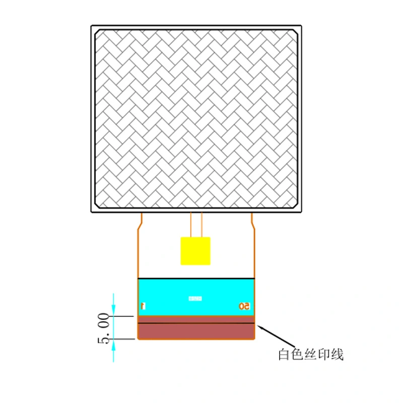 2 Inch 320*240 Small/Tiny Transflective LCD Display